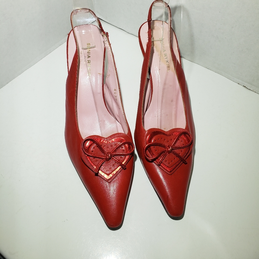 Sonia Rykiel Red Heart Heels